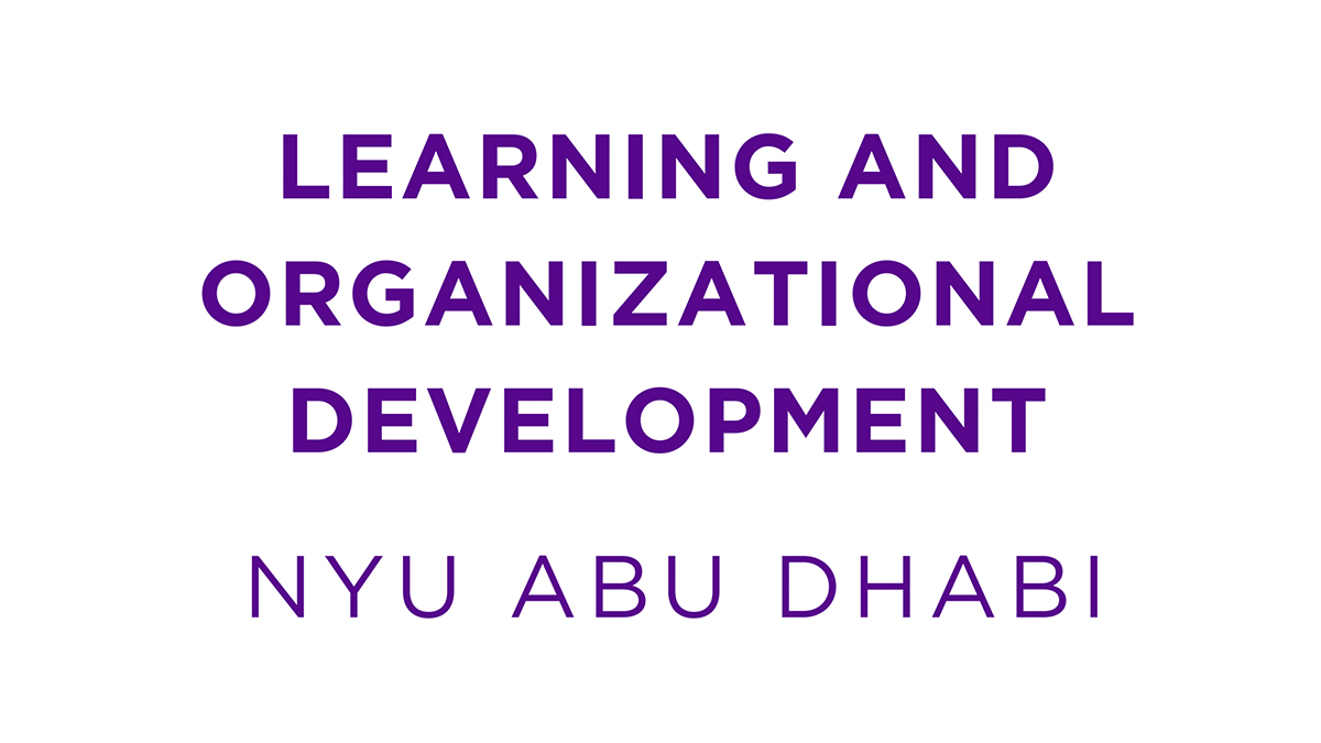 Learning and organizational development